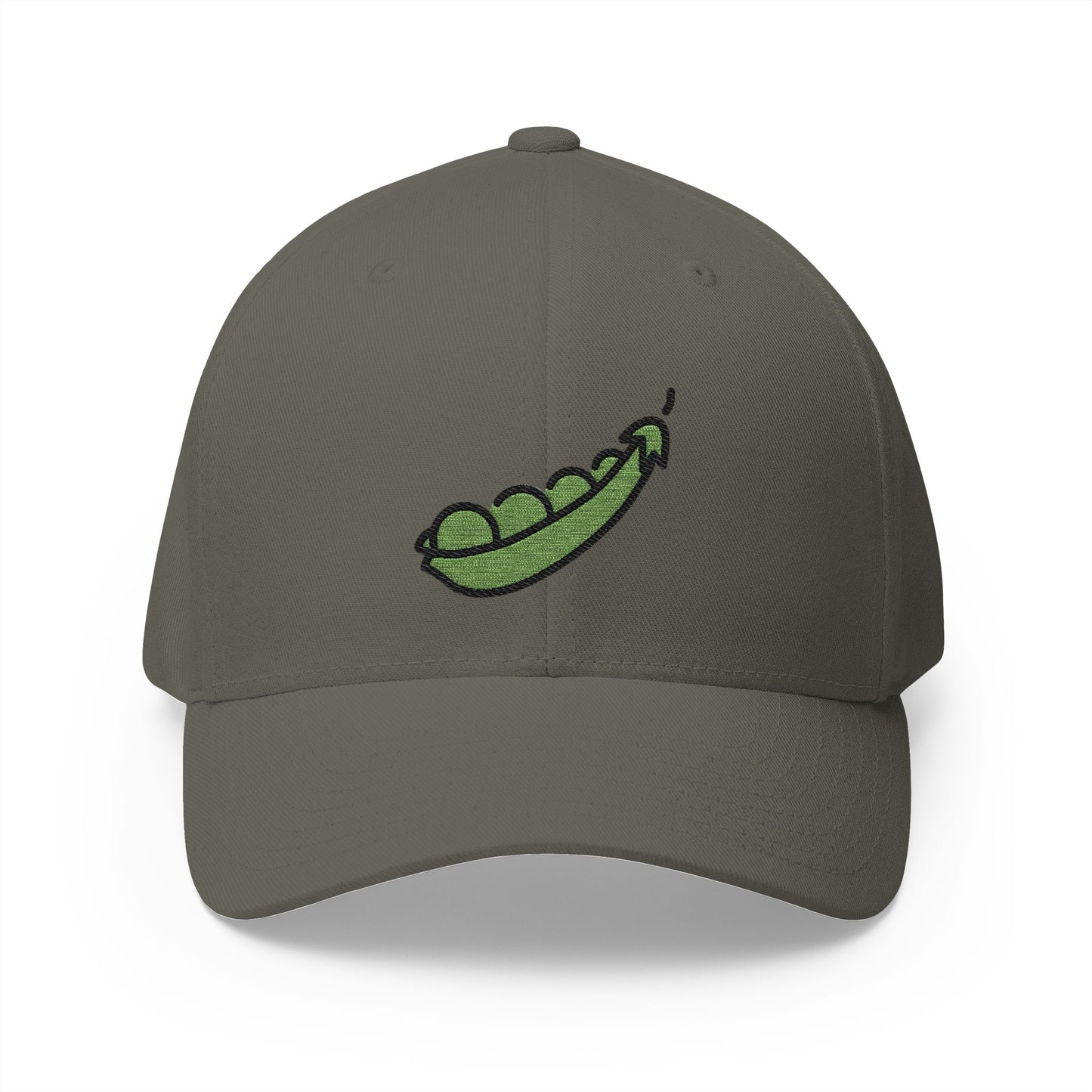 Pea Pod Emoji Olive Cap – Premium by Capmoji