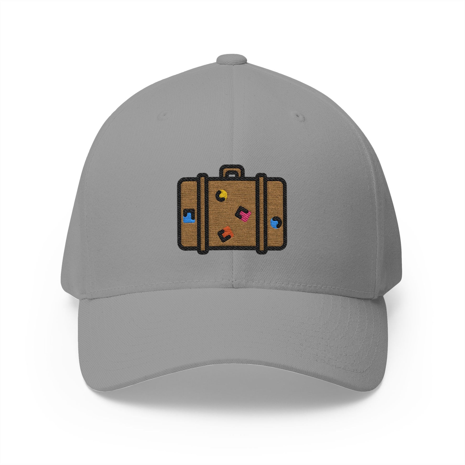 Luggage Emoji Grey Cap – Premium by Capmoji