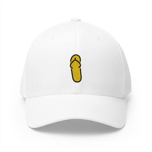 Thong Sandal Emoji White Cap – Premium by Capmoji