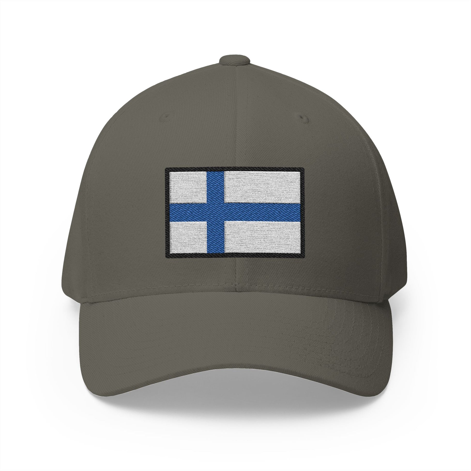 Flag: Finland Emoji Olive Cap – Premium by Capmoji