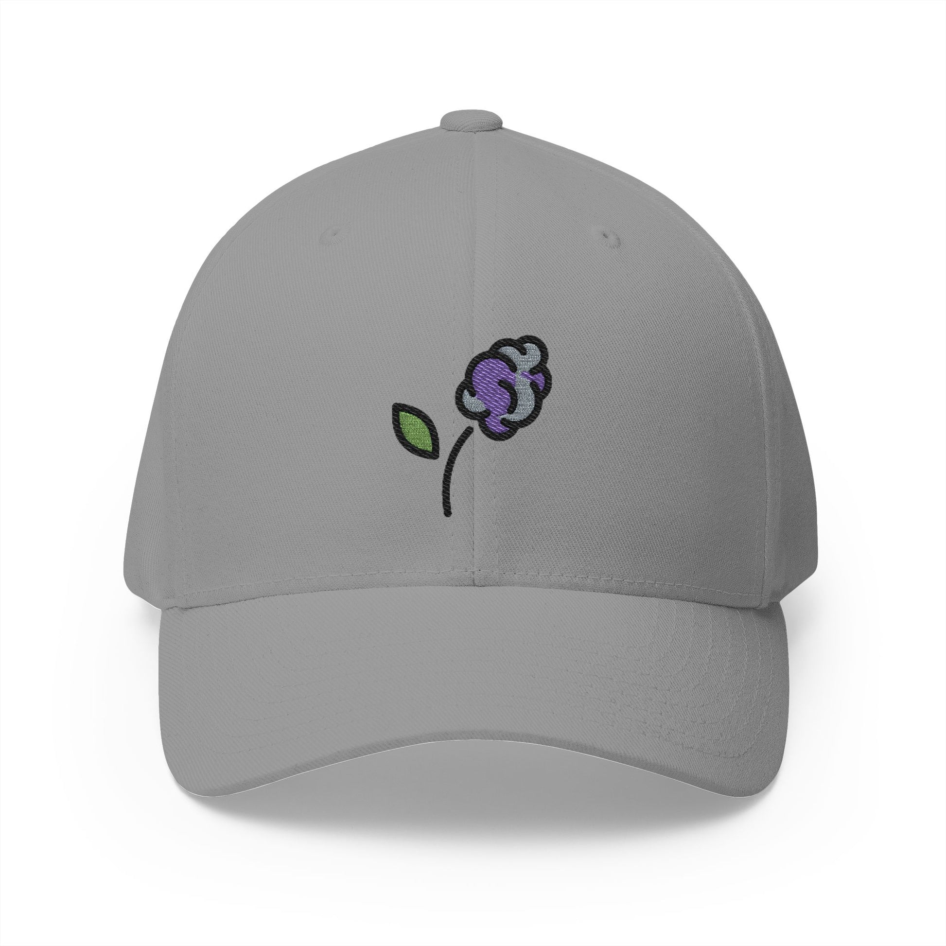 Hyacinth Emoji Grey Cap – Premium by Capmoji