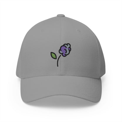 Hyacinth Emoji Grey Cap – Premium by Capmoji