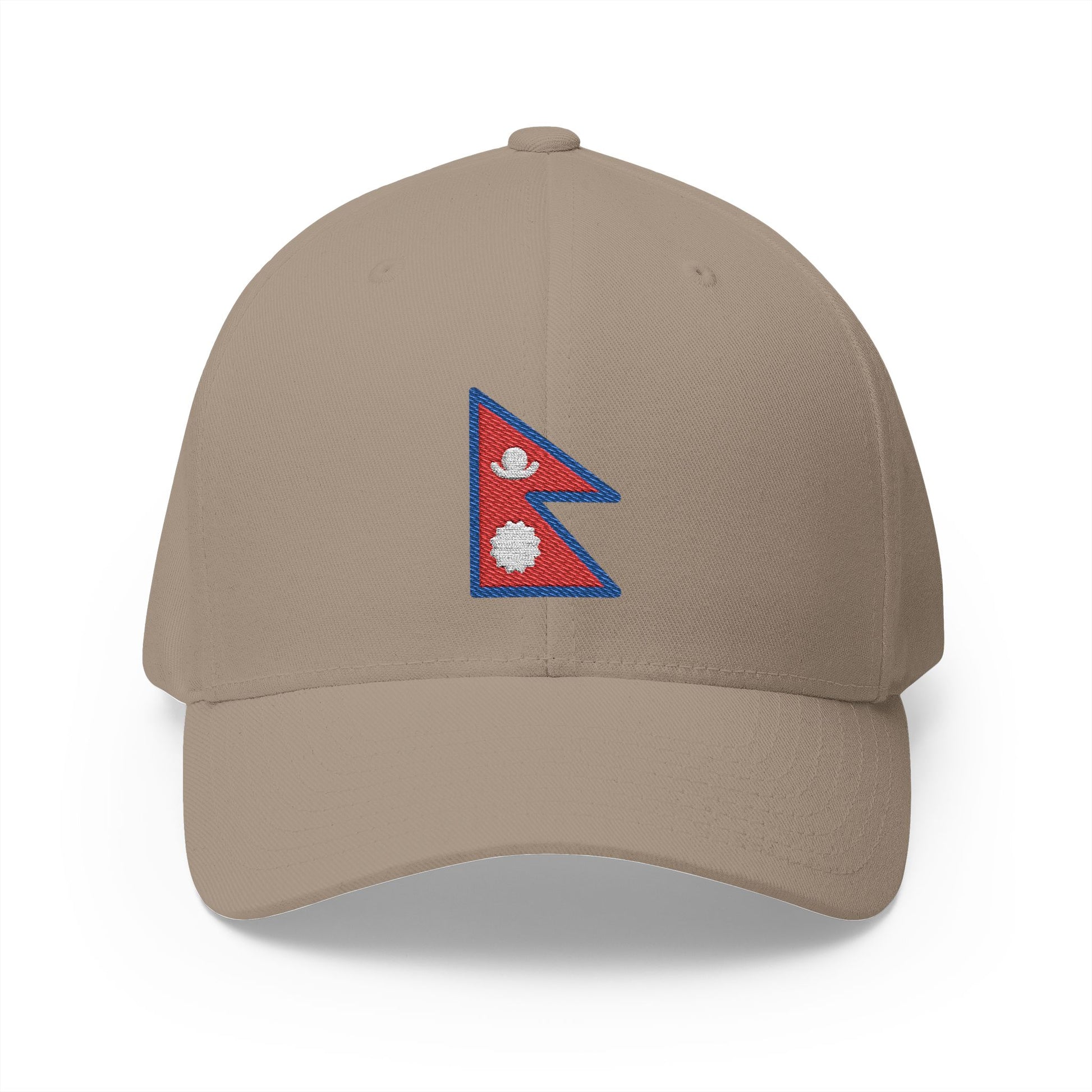 Flag: Nepal Emoji Khaki Cap – Premium by Capmoji