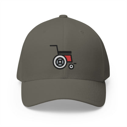 Wheel Chair Emoji Olive Cap – Premium by Capmoji
