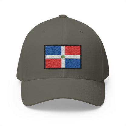 Flag: Dominican Republic Emoji Olive Cap – Premium by Capmoji