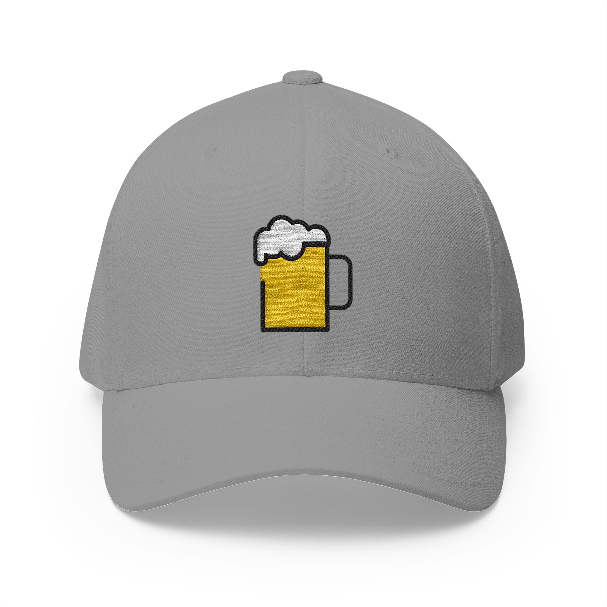 Beer Mug Emoji Grey Cap – Premium by Capmoji
