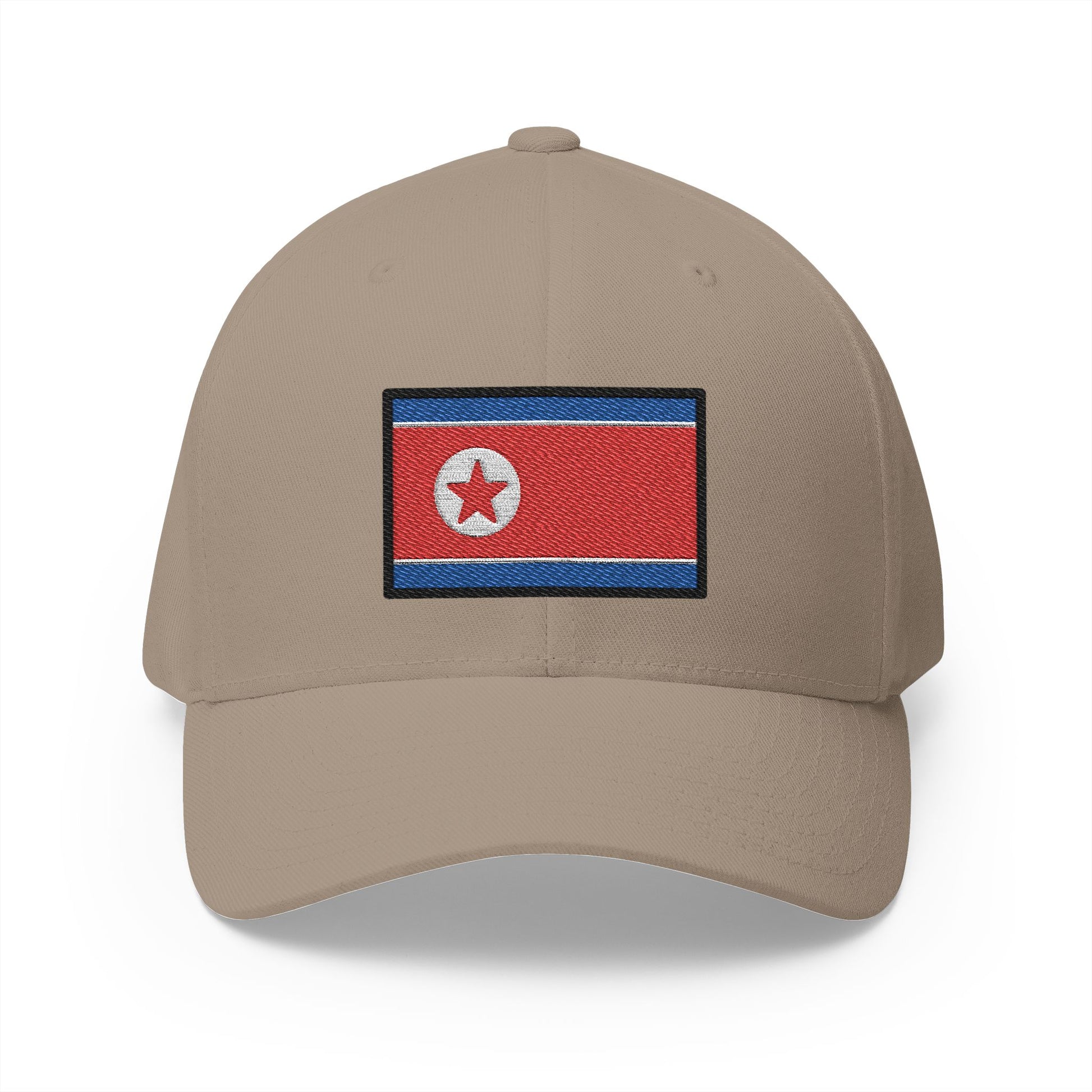 Flag: North Korea Emoji Khaki Cap – Premium by Capmoji
