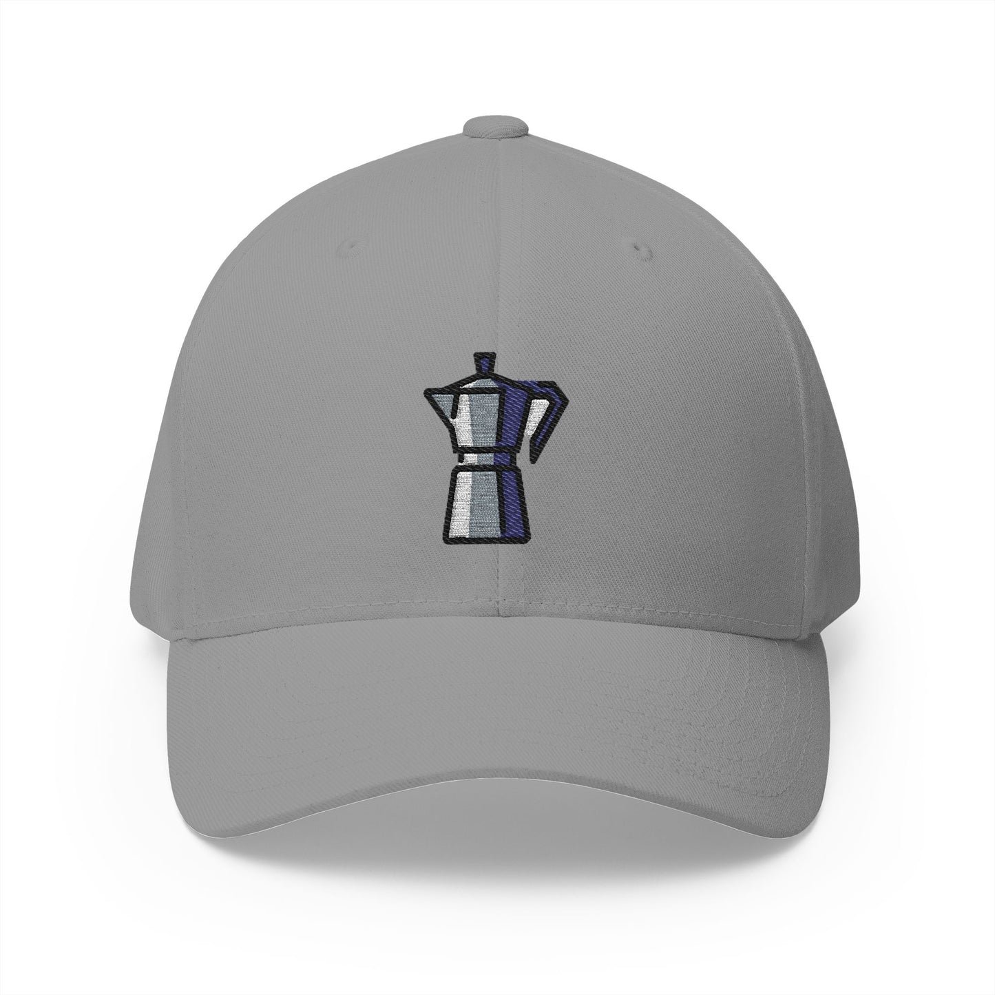 Moka Pot Emoji Grey Cap – Premium by Capmoji