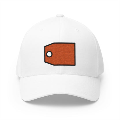 Label Emoji White Cap – Premium by Capmoji