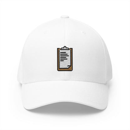 Clipboard Emoji White Cap – Premium by Capmoji