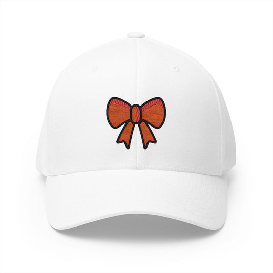 Ribbon Emoji White Cap – Premium by Capmoji