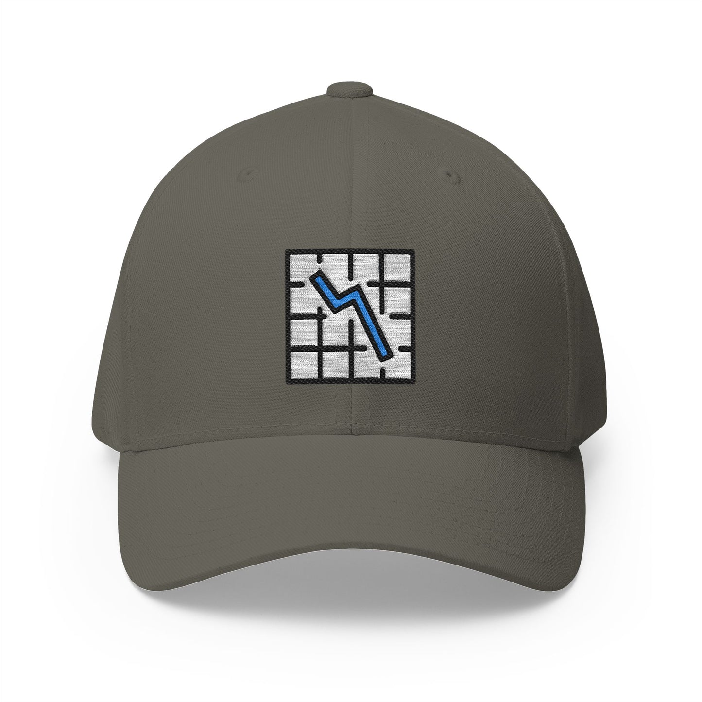 Chart Decreasing Emoji Olive Cap – Premium by Capmoji