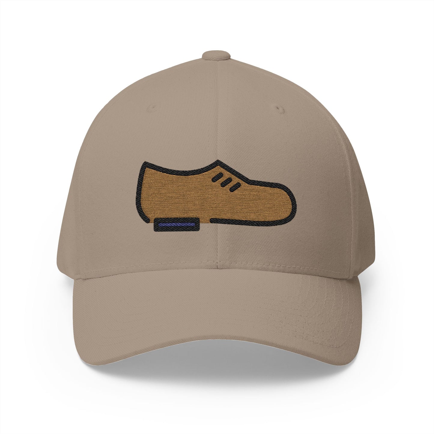 Man'S Shoe Emoji Khaki Cap – Premium by Capmoji