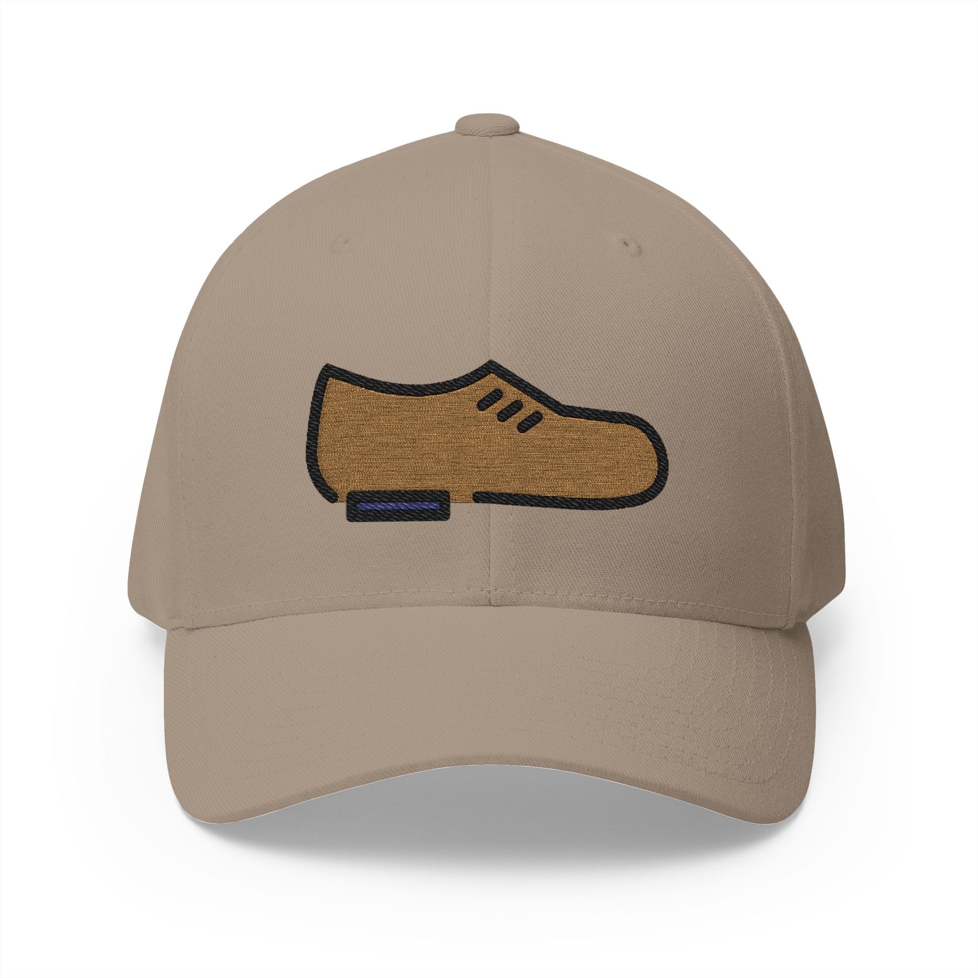 Man'S Shoe Emoji Khaki Cap – Premium by Capmoji