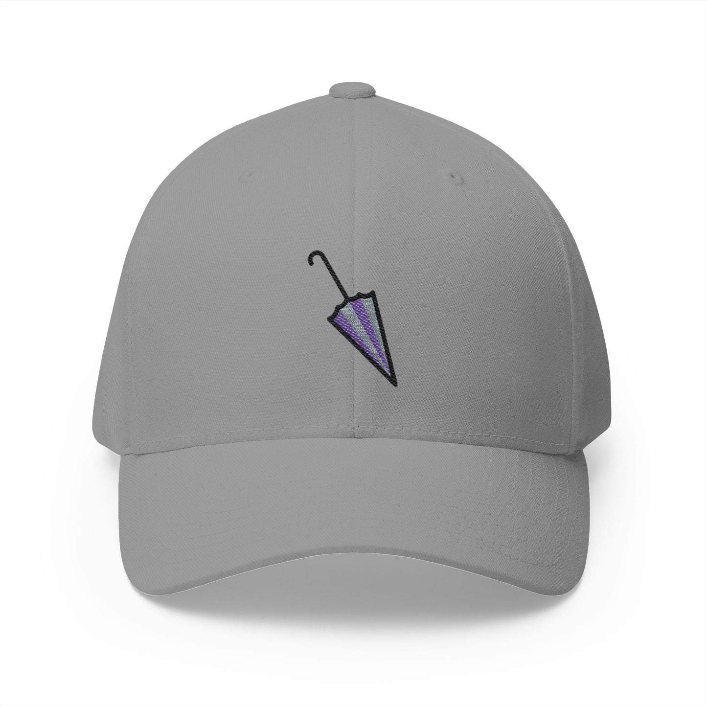 Closed Umbrella Emoji Grey Cap – Premium by Capmoji