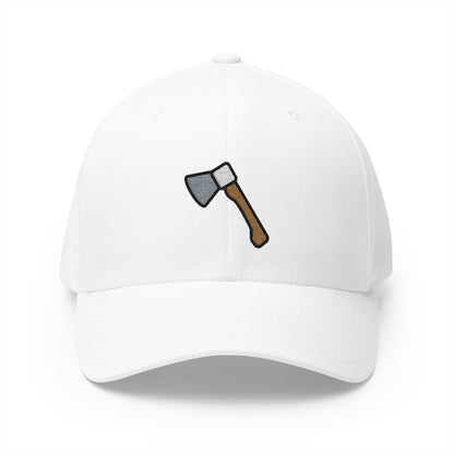 Axe Emoji White Cap – Premium by Capmoji