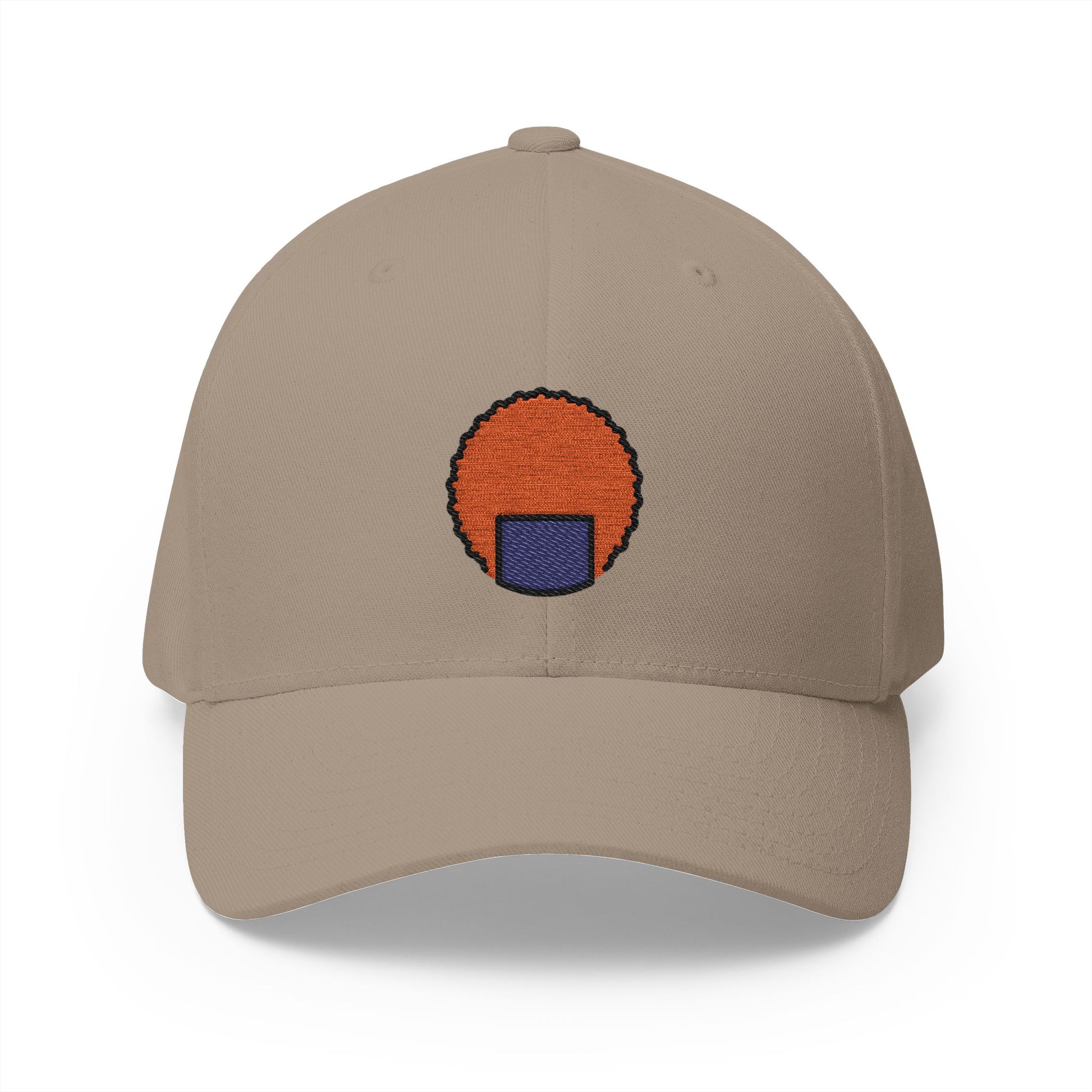 Rice Cracker Emoji Khaki Cap – Premium by Capmoji