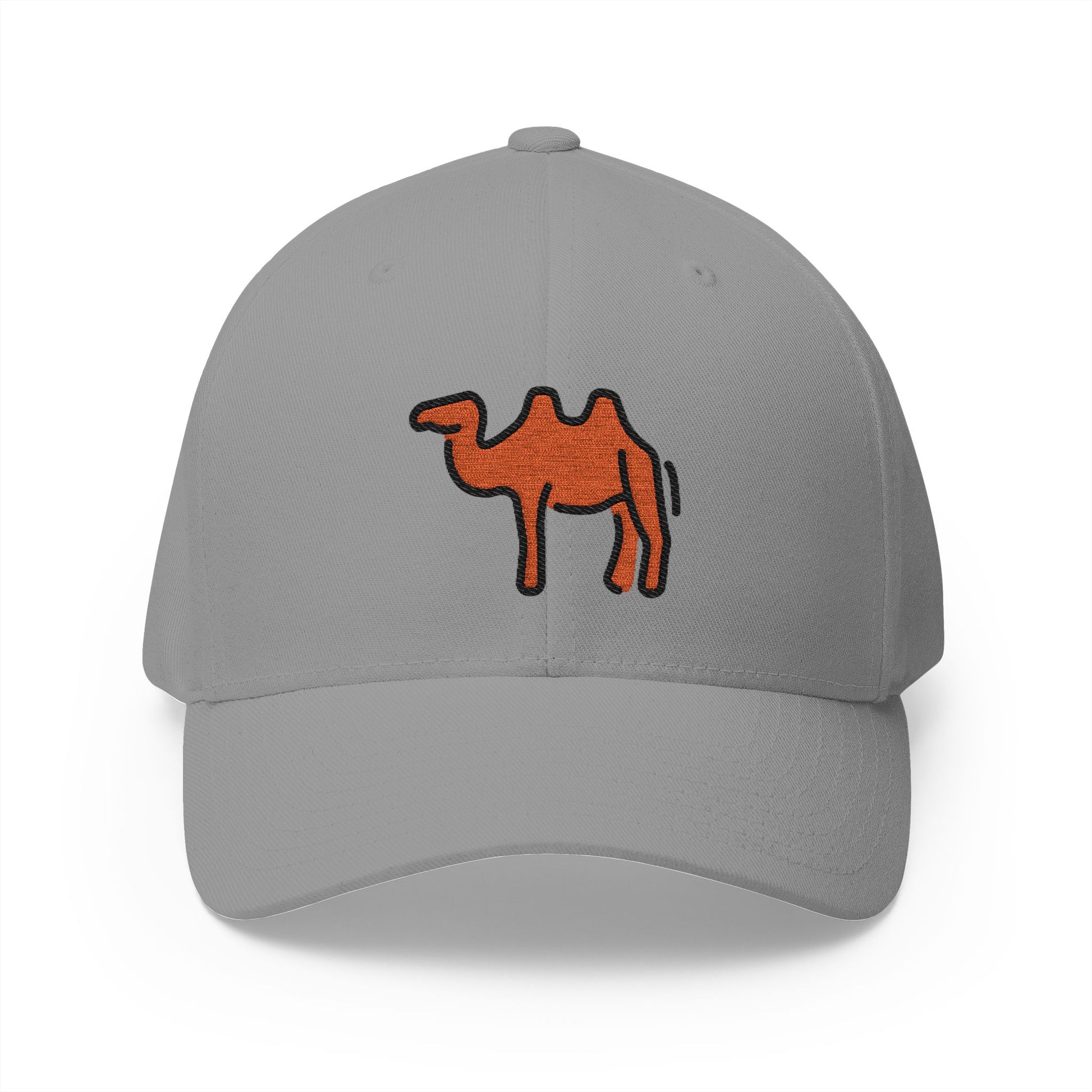 Two-Hump Camel Emoji Grey Cap – Premium by Capmoji