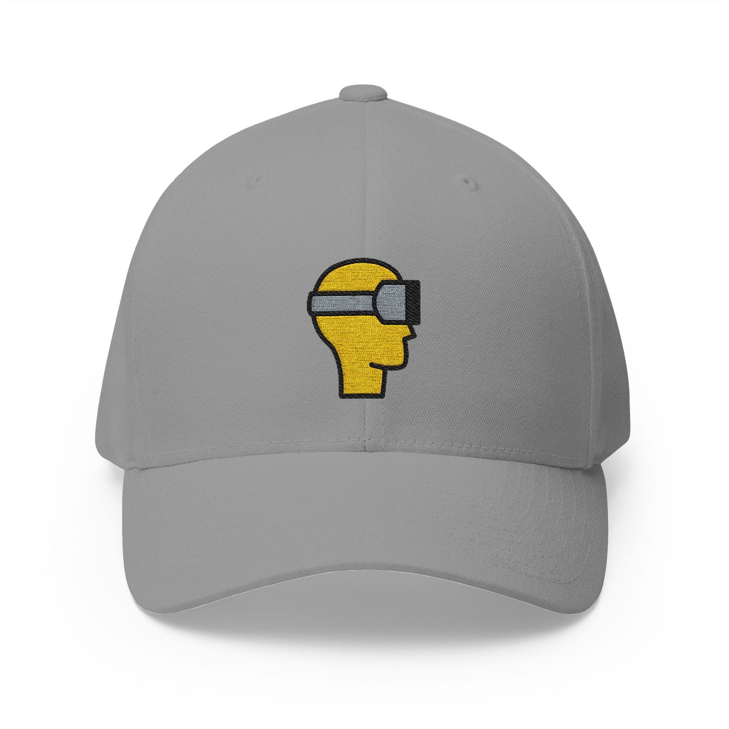 Virtual Reality Emoji Grey Cap – Premium by Capmoji