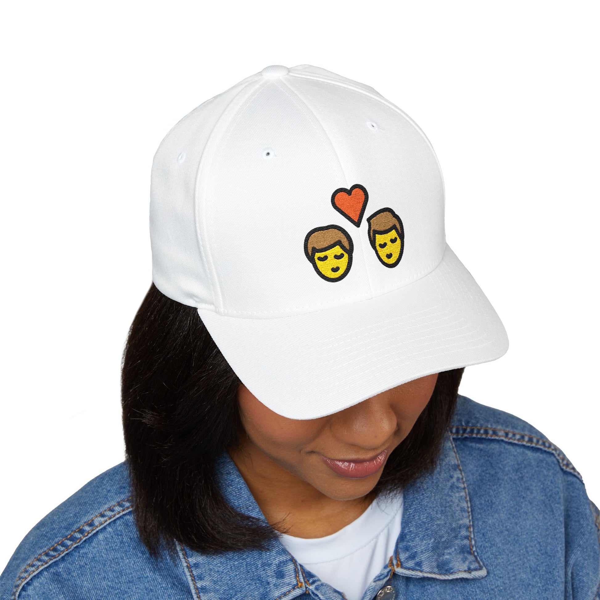 Kiss: Man, Man Emoji Cap – Premium by Capmoji