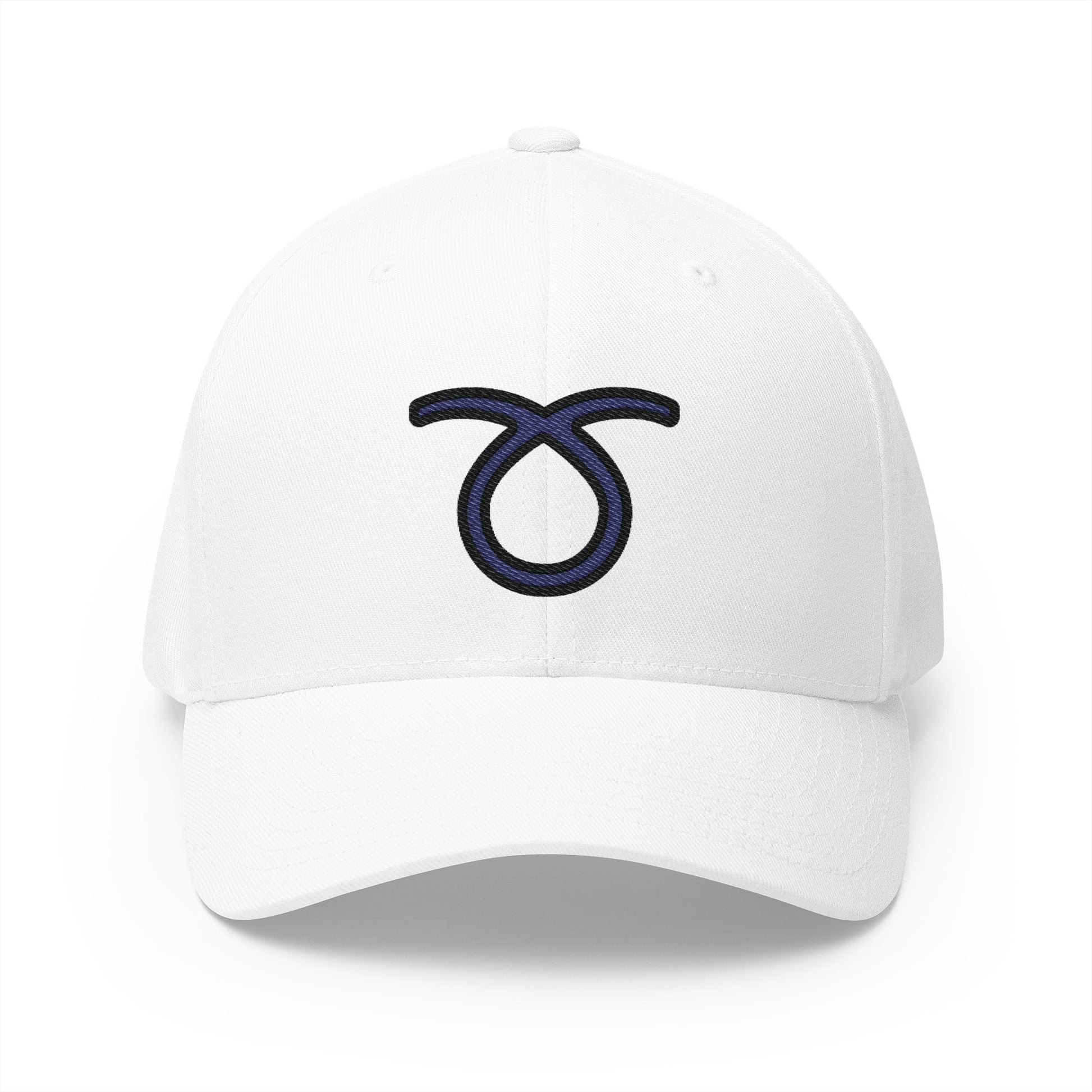 Curly Loop Emoji White Cap – Premium by Capmoji