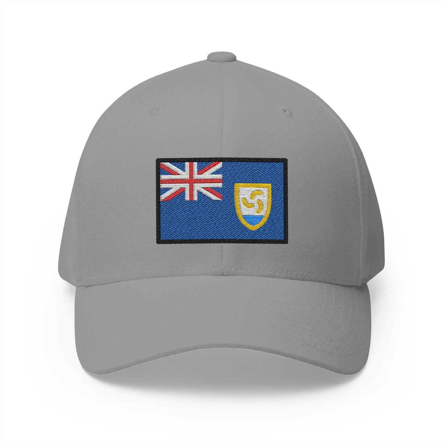 Flag: Anguilla Emoji Grey Cap – Premium by Capmoji
