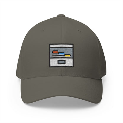 Card File Box Emoji Olive Cap – Premium by Capmoji