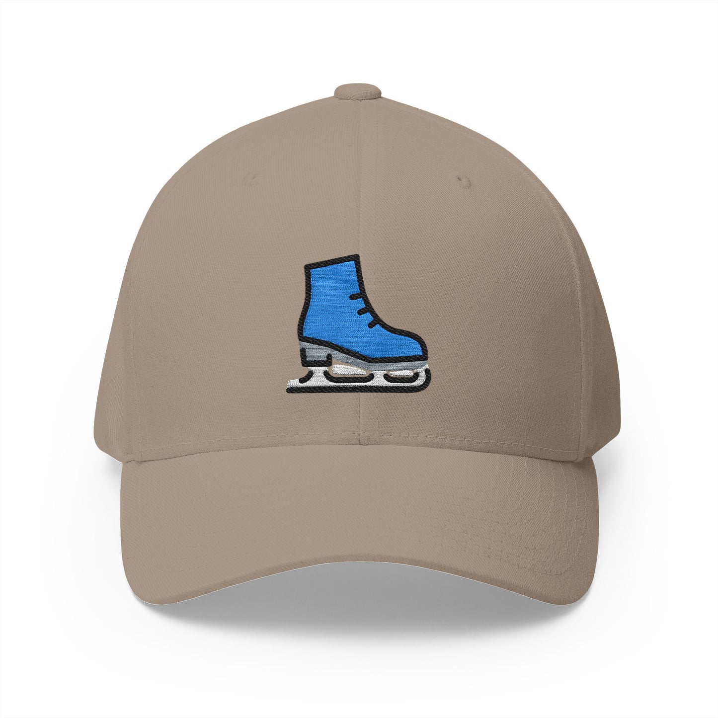Ice Skate Emoji Khaki Cap – Premium by Capmoji