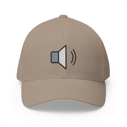 Speaker Medium Volume Emoji Khaki Cap – Premium by Capmoji