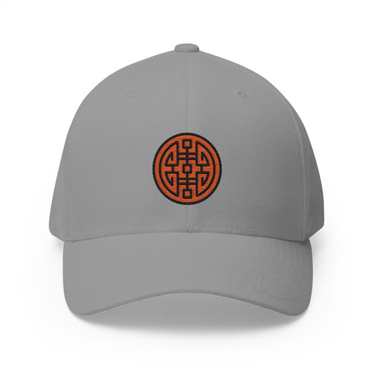 Rounded Symbol For Xi Emoji Grey Cap – Premium by Capmoji