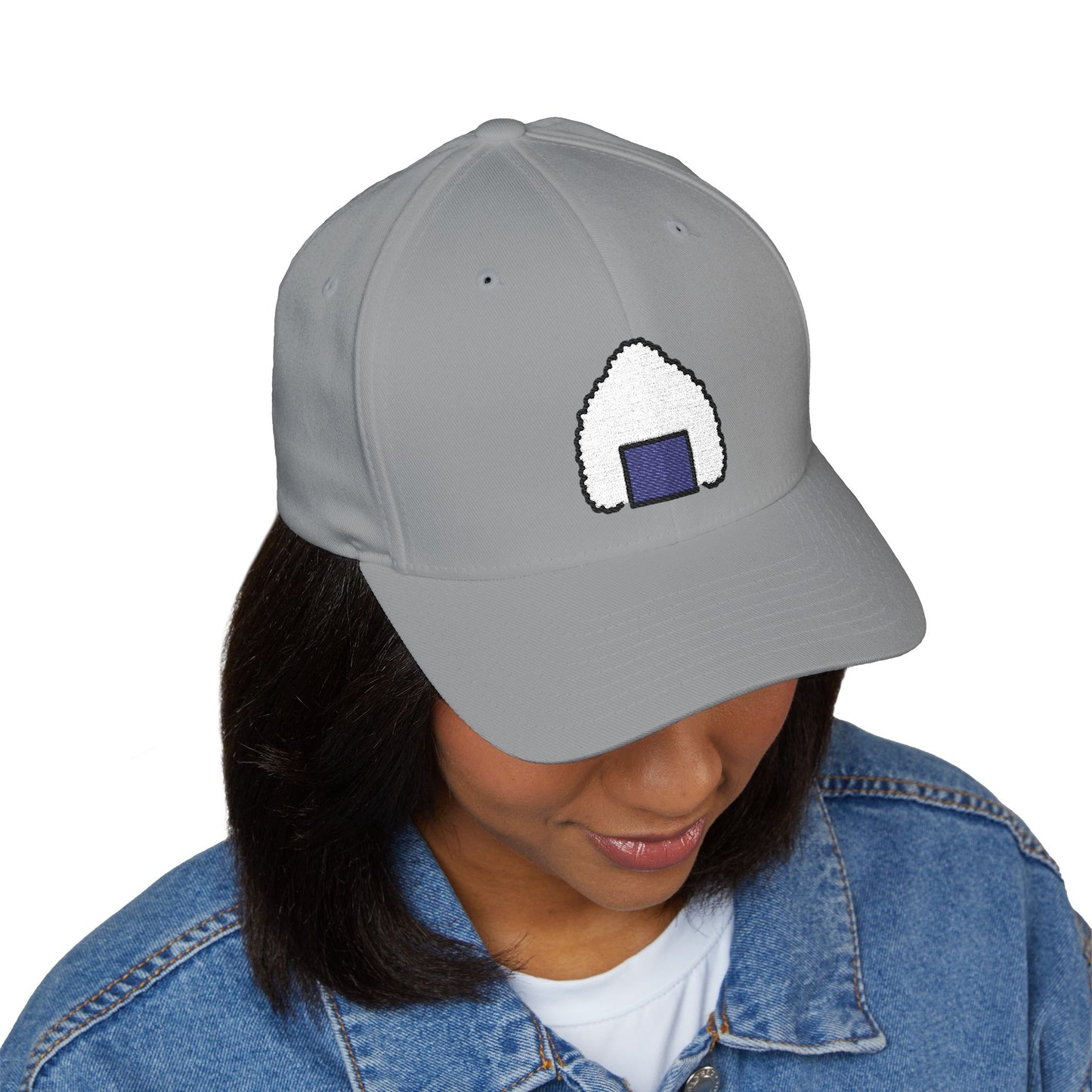 Rice Ball Emoji Cap – Premium by Capmoji