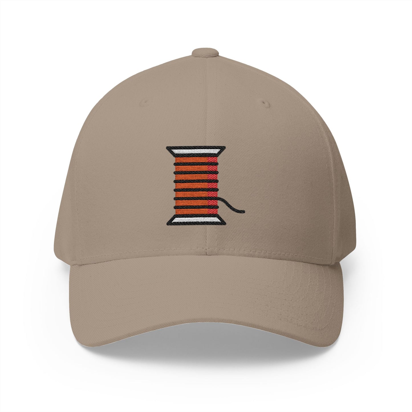 Thread Emoji Khaki Cap – Premium by Capmoji