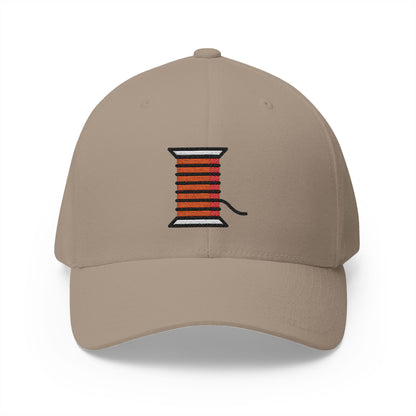 Thread Emoji Khaki Cap – Premium by Capmoji