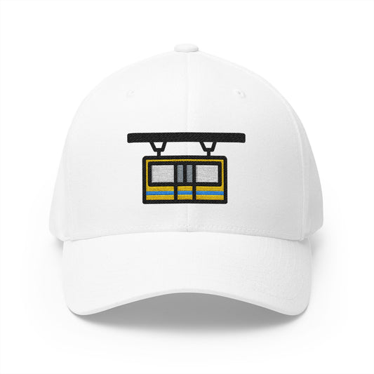 Suspension Railway Emoji White Cap – Premium by Capmoji