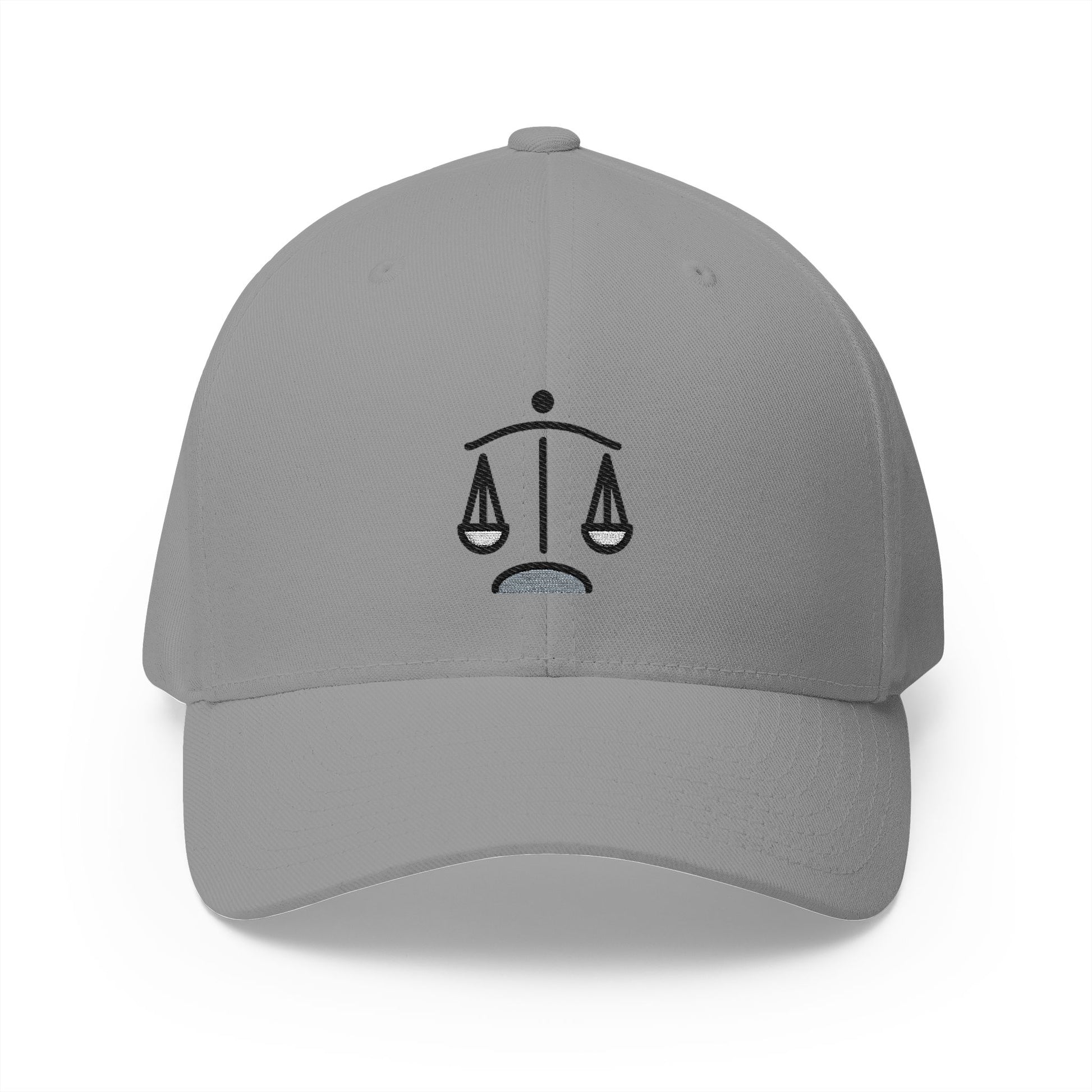 Balance Scale Emoji Grey Cap – Premium by Capmoji