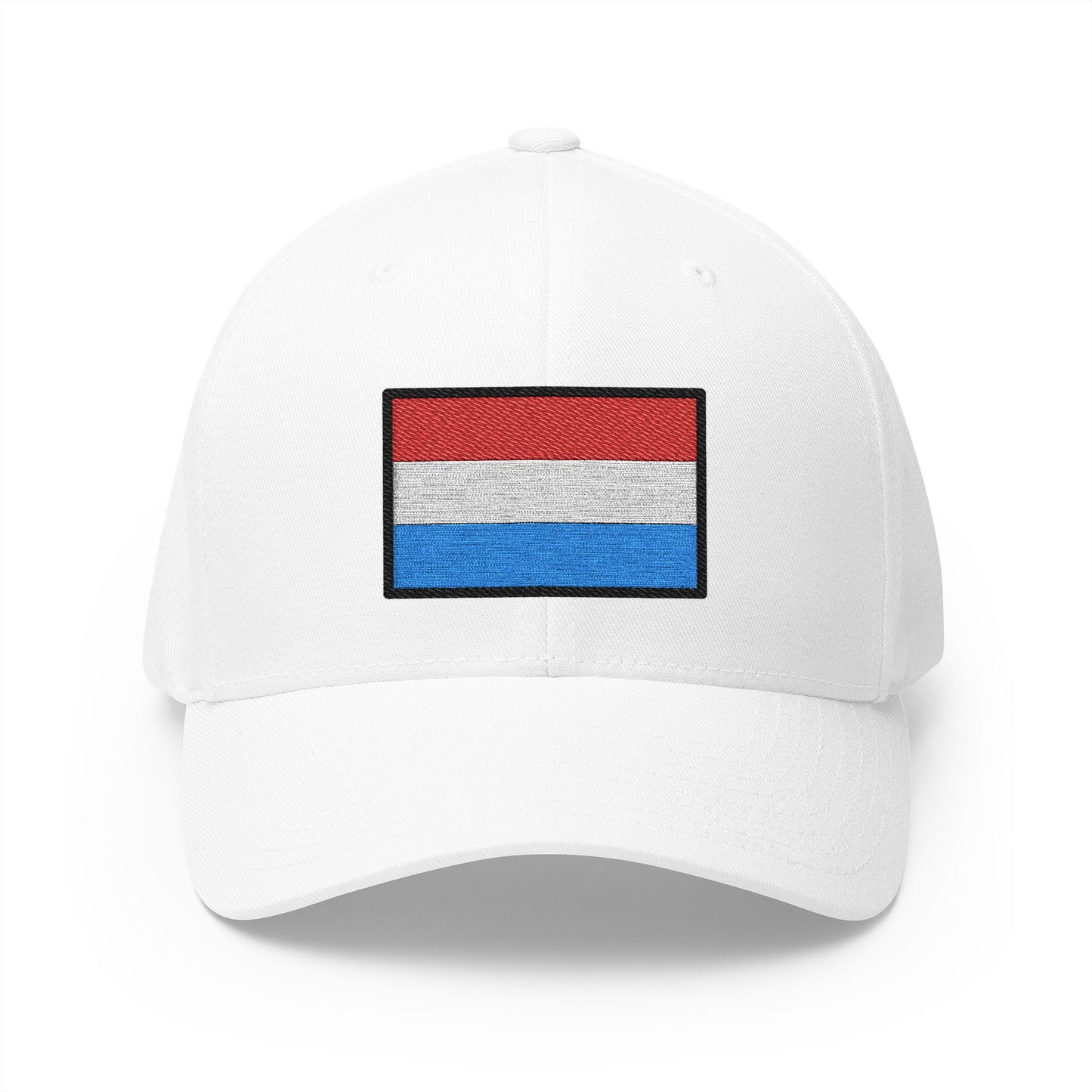 Flag: Luxembourg Emoji White Cap – Premium by Capmoji