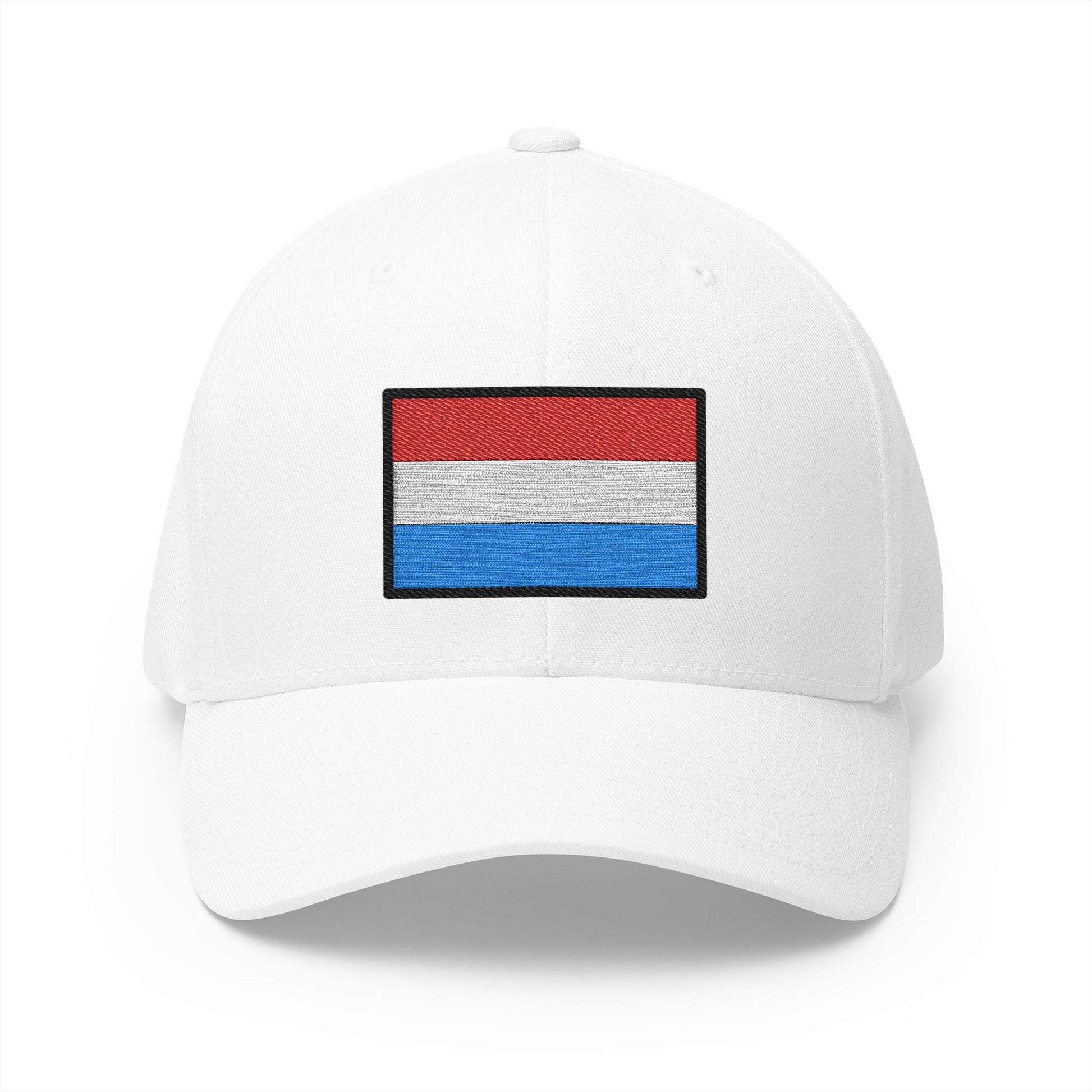 Flag: Luxembourg Emoji White Cap – Premium by Capmoji