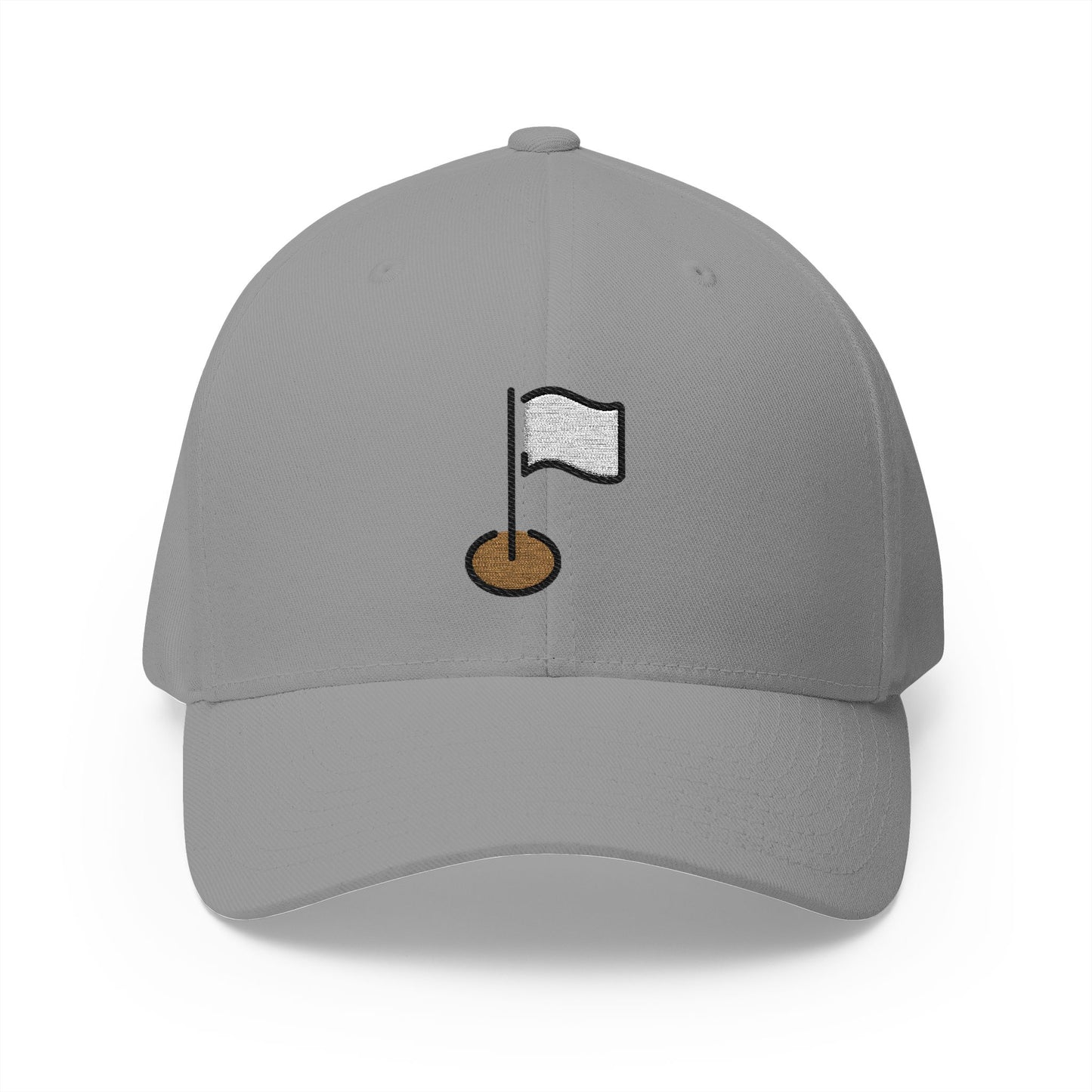 Flagged Point Emoji Grey Cap – Premium by Capmoji