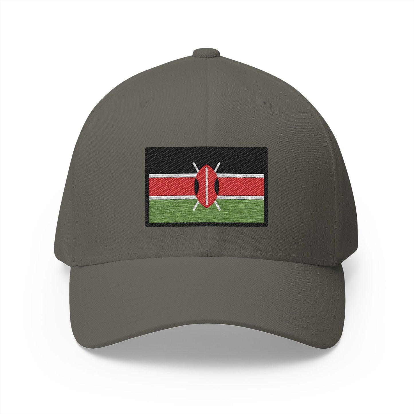 Flag: Kenya Emoji Olive Cap – Premium by Capmoji