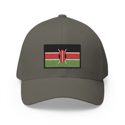 Flag: Kenya Emoji Olive Cap – Premium by Capmoji