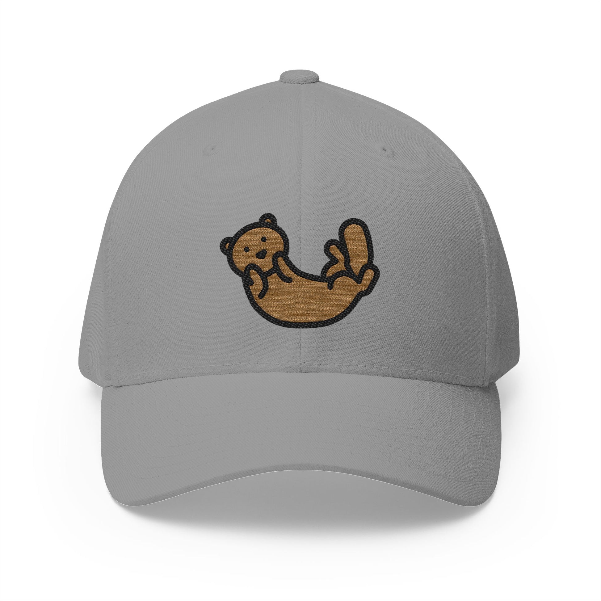 Otter Emoji Grey Cap – Premium by Capmoji