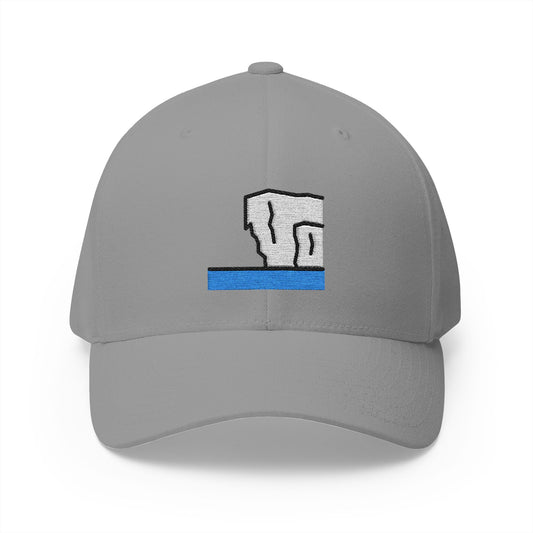 Ice Shelf Emoji Grey Cap – Premium by Capmoji