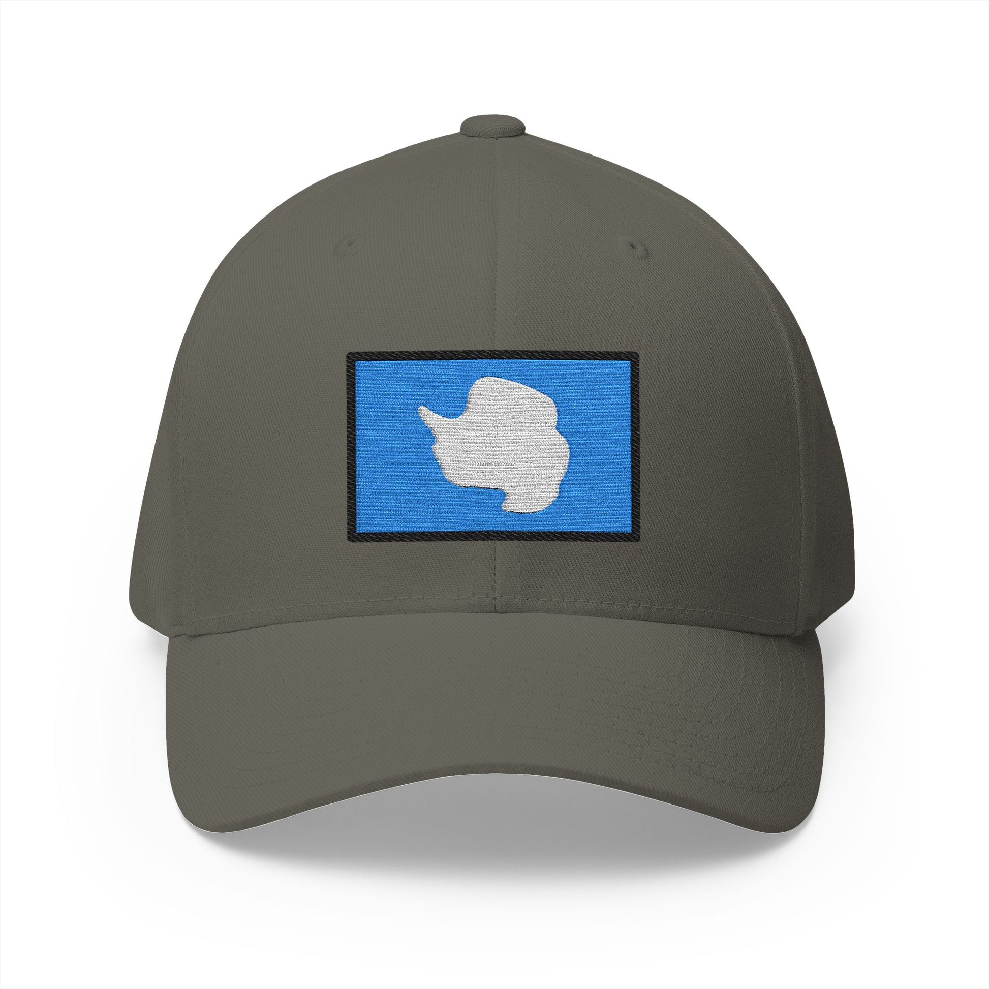 Flag: Antarctica Emoji Olive Cap – Premium by Capmoji