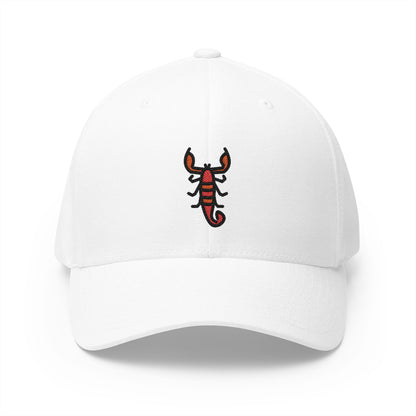Scorpion Emoji White Cap – Premium by Capmoji