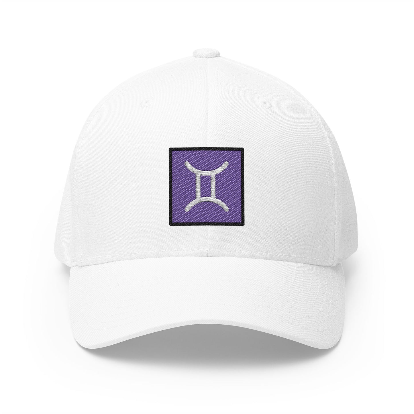 Gemini Emoji White Cap – Premium by Capmoji