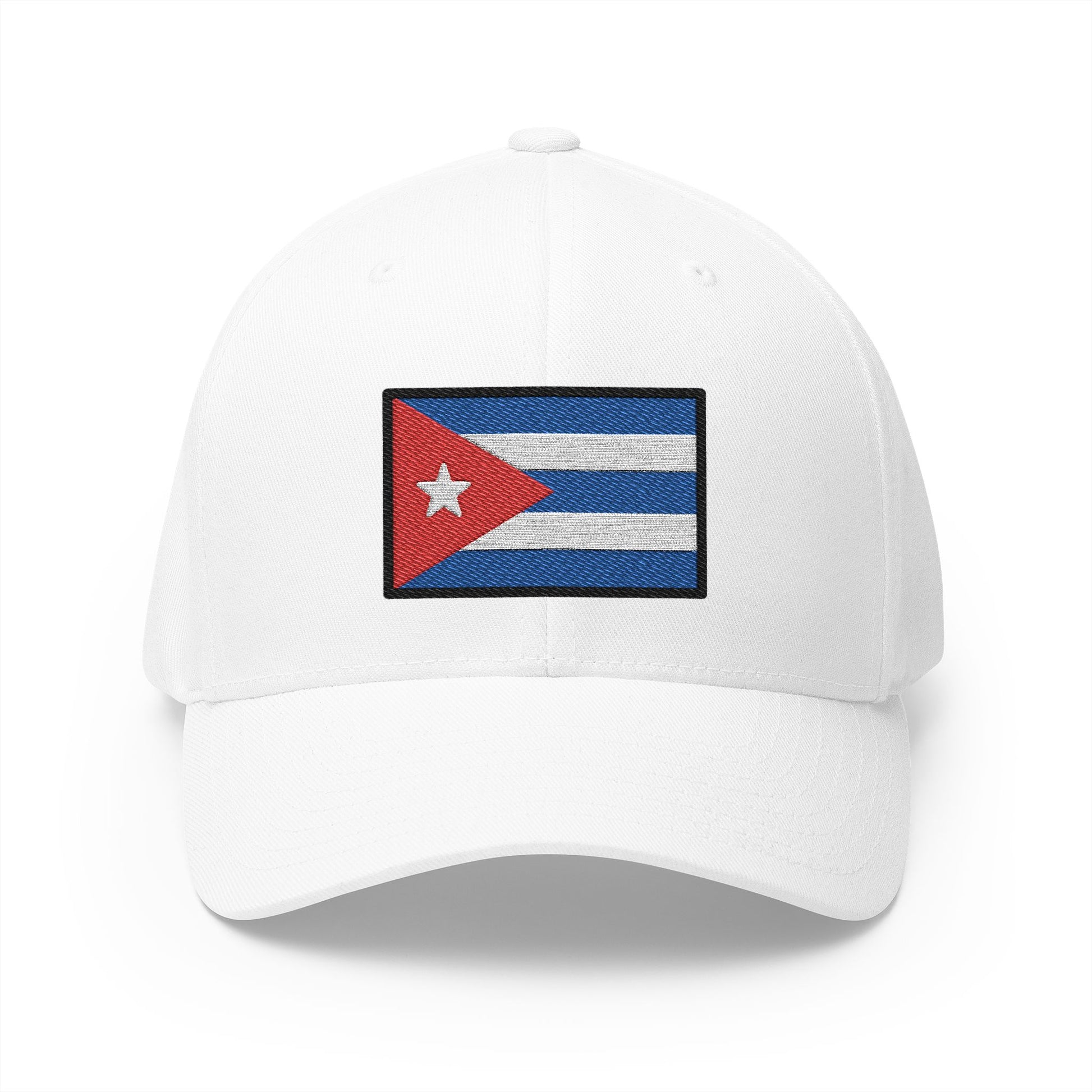 Flag: Cuba Emoji White Cap – Premium by Capmoji