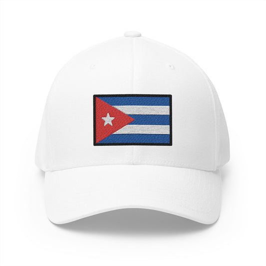 Flag: Cuba Emoji White Cap – Premium by Capmoji