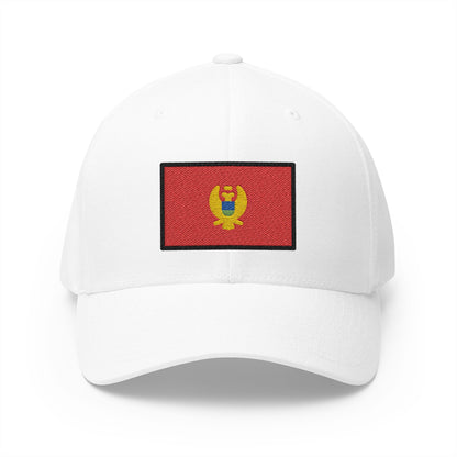 Flag: Montenegro Emoji White Cap – Premium by Capmoji
