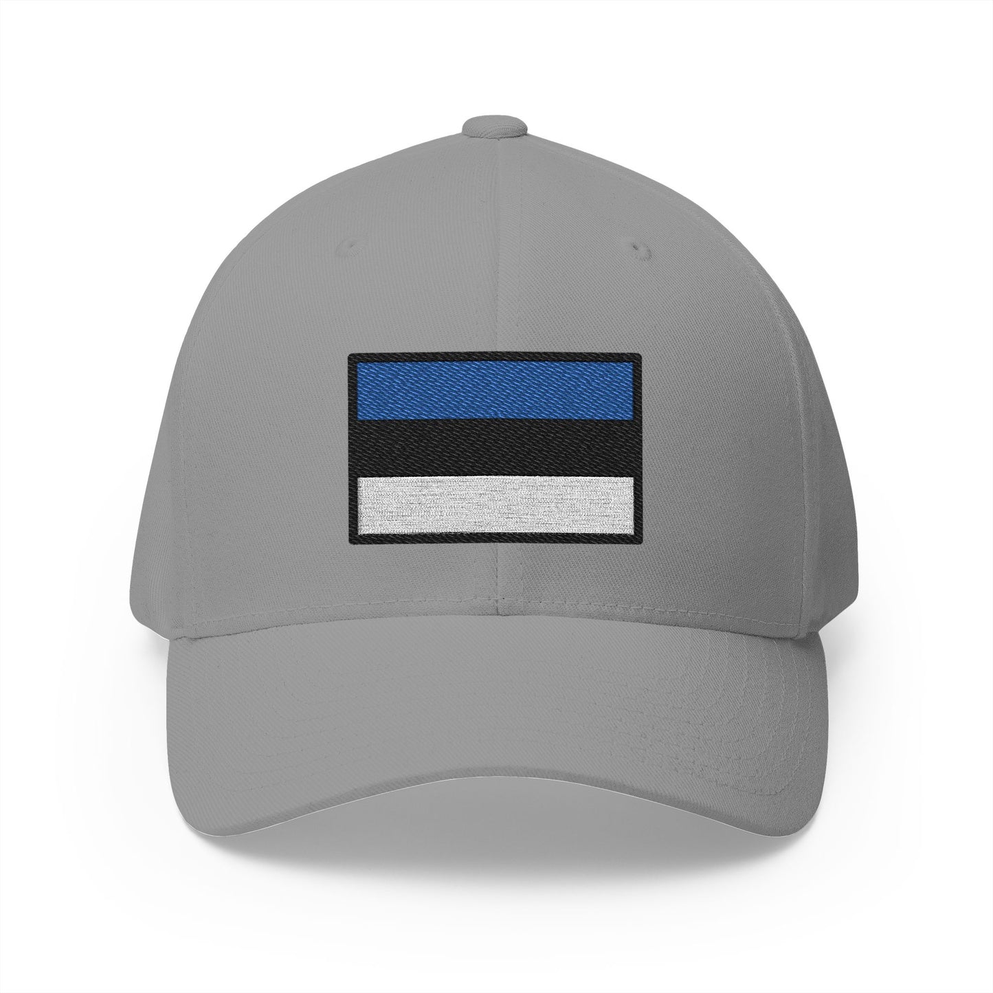 Flag: Estonia Emoji Grey Cap – Premium by Capmoji