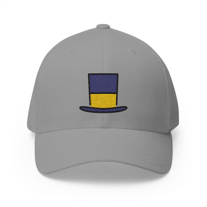 Top Hat Emoji Grey Cap – Premium by Capmoji